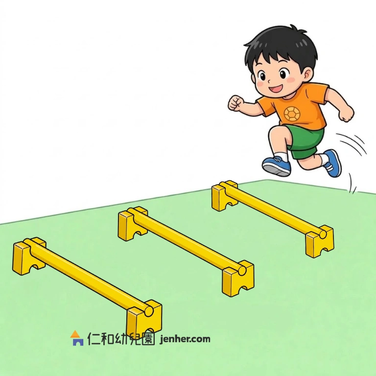 アクティビティ 9-1: 助走とまたぎ越しジャンプ